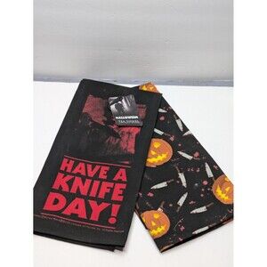 🍁 3/$20 Halloween Michael Myers Decorative Kitchen Dish Towel Halloween Decor